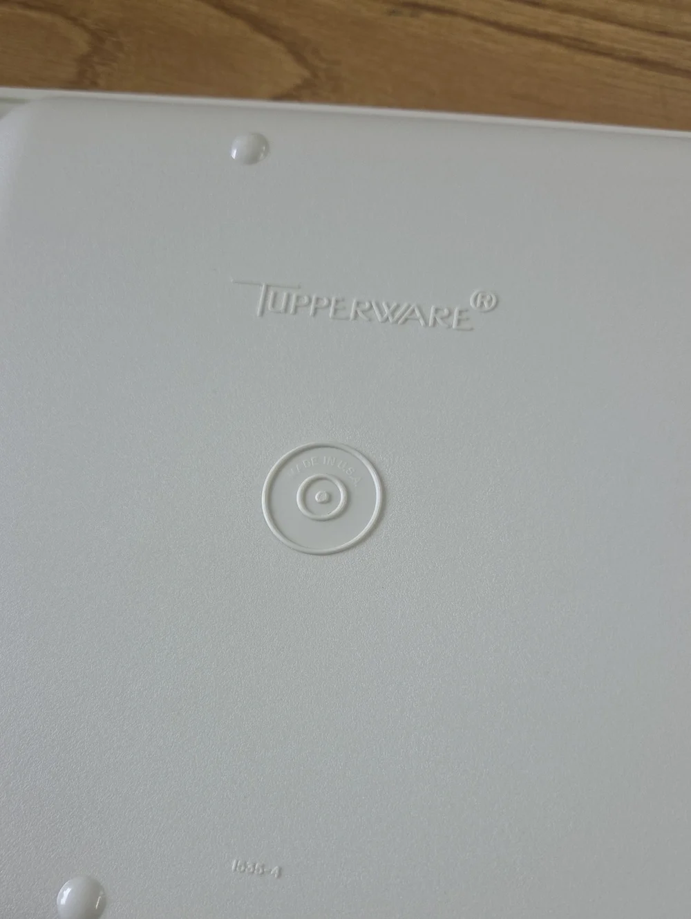 4 Tupperware Cream Cafeteria Divided Lunch Trays Camping